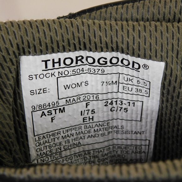 Thorogood Waterproof Composite Toe EMS Firefighting Boot 504-6379 Women Size 7.5 - Picture 13 of 14